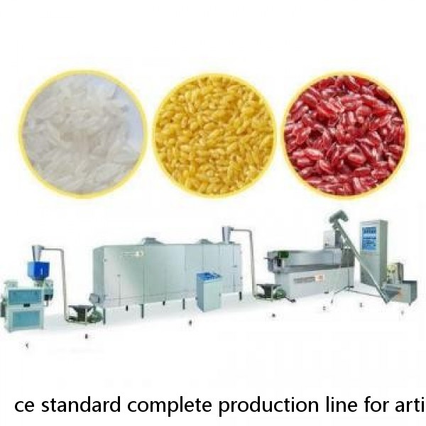 ce standard complete production line for artificial rice making machine